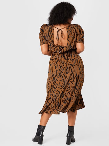 Robe 'Easy' Nasty Gal Plus en marron