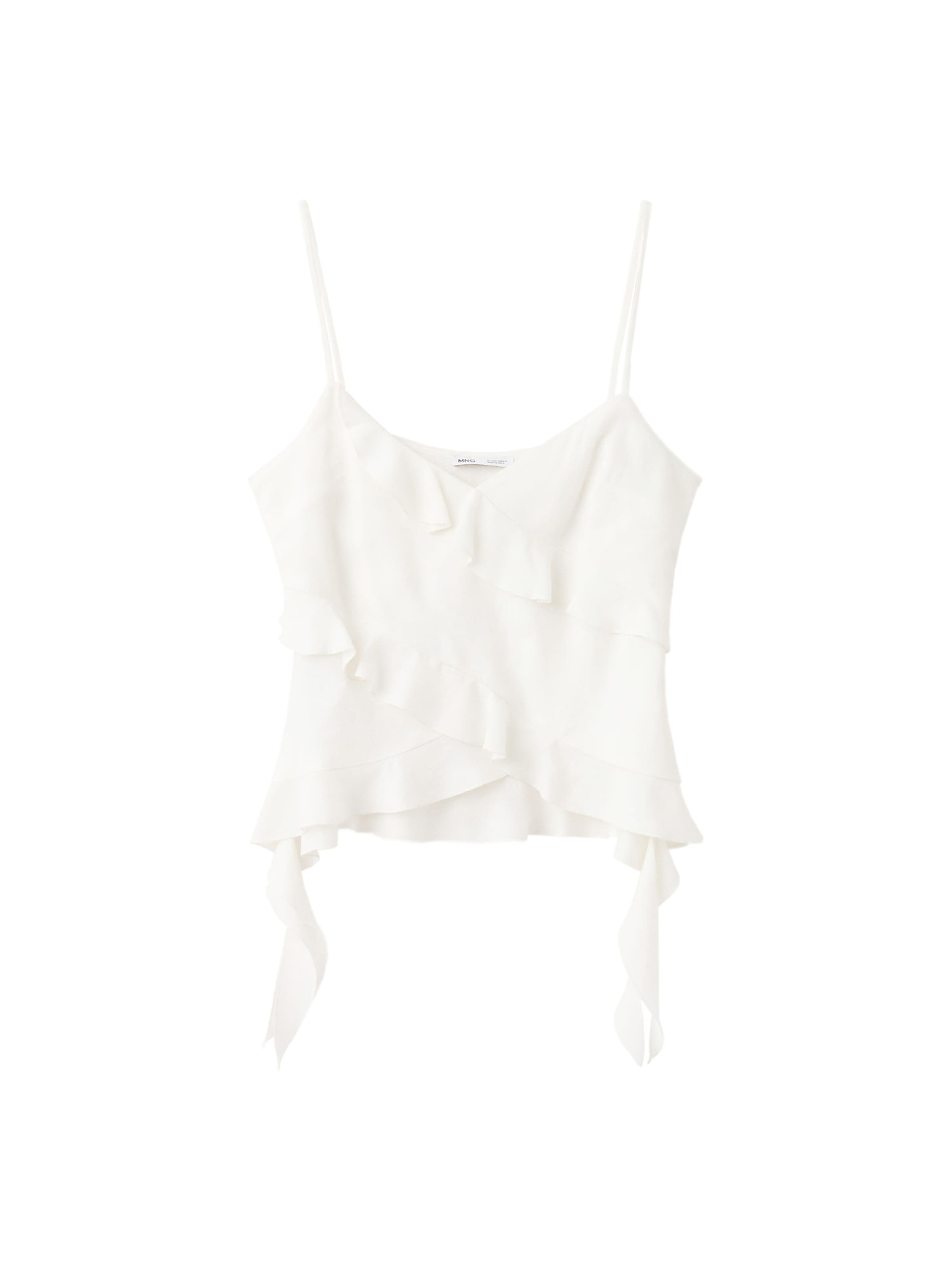 MANGO TEEN Top 'CARLOTA' in Weiß: Vorderseite