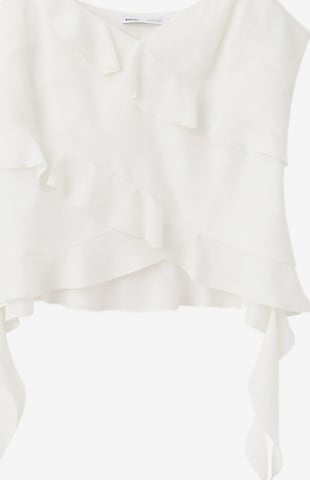 balta MANGO TEEN Palaidinė be rankovių 'CARLOTA': priekis