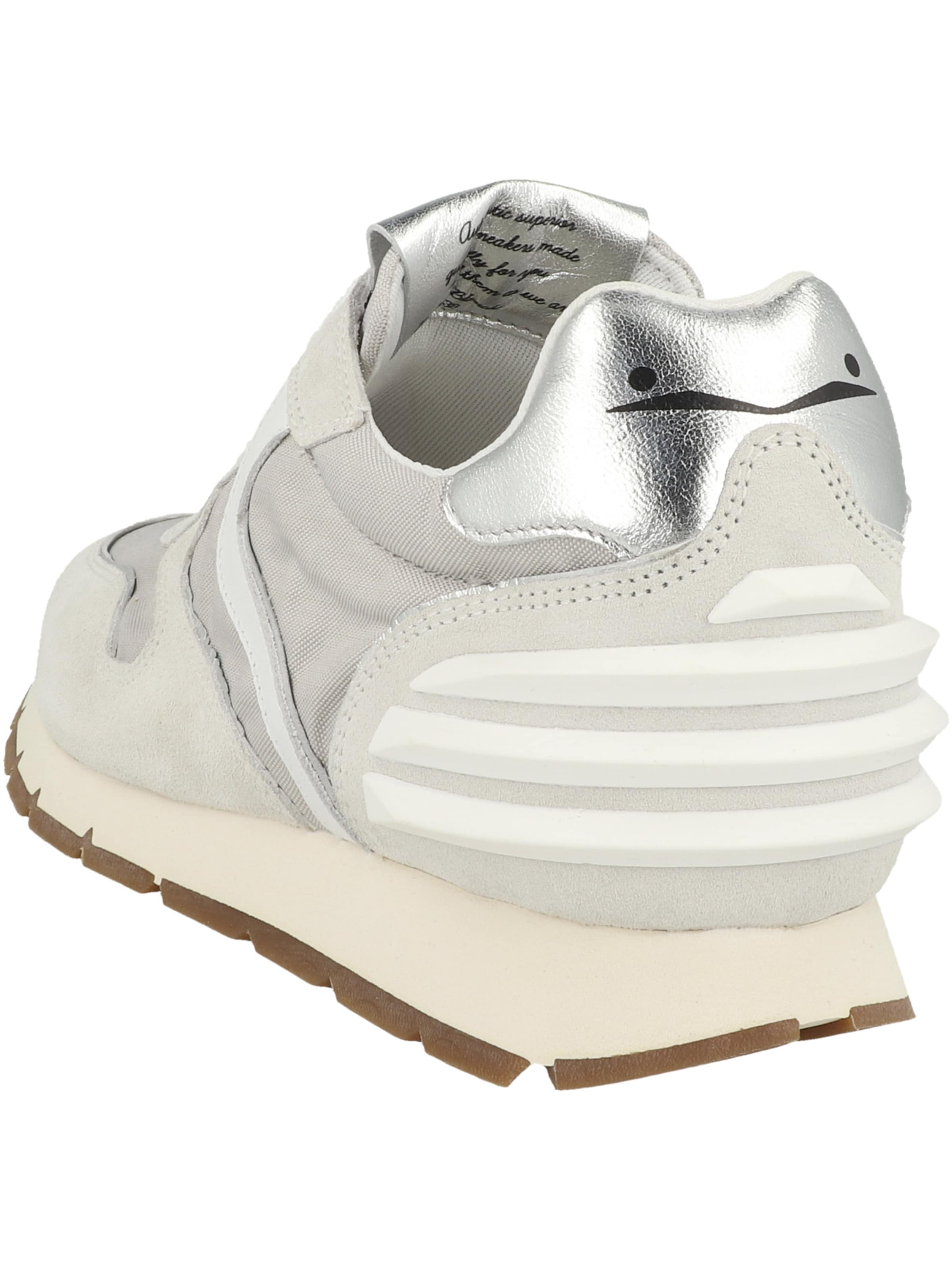 Baskets basses 'JULIA POWER' Voile blanche en gris