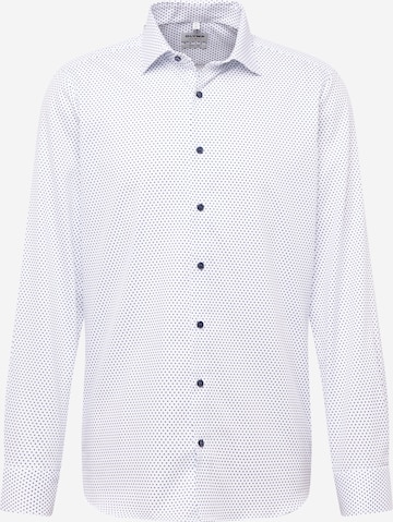 OLYMP - Ajuste regular Camisa 'Level 5' en azul: frente