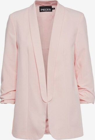 Blazer 'PCBOSELLA' PIECES en rose : devant