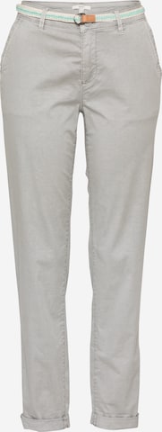 ESPRIT - regular Pantalón chino en gris: frente