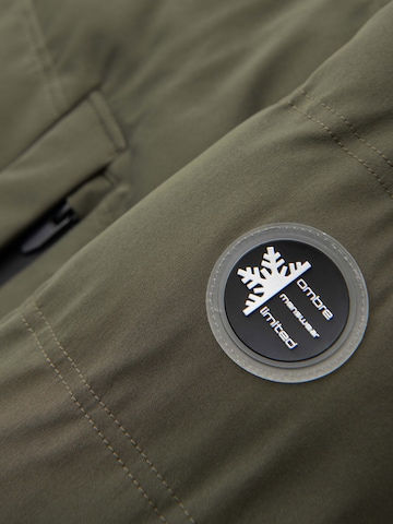 Ombre Winterparka in Groen