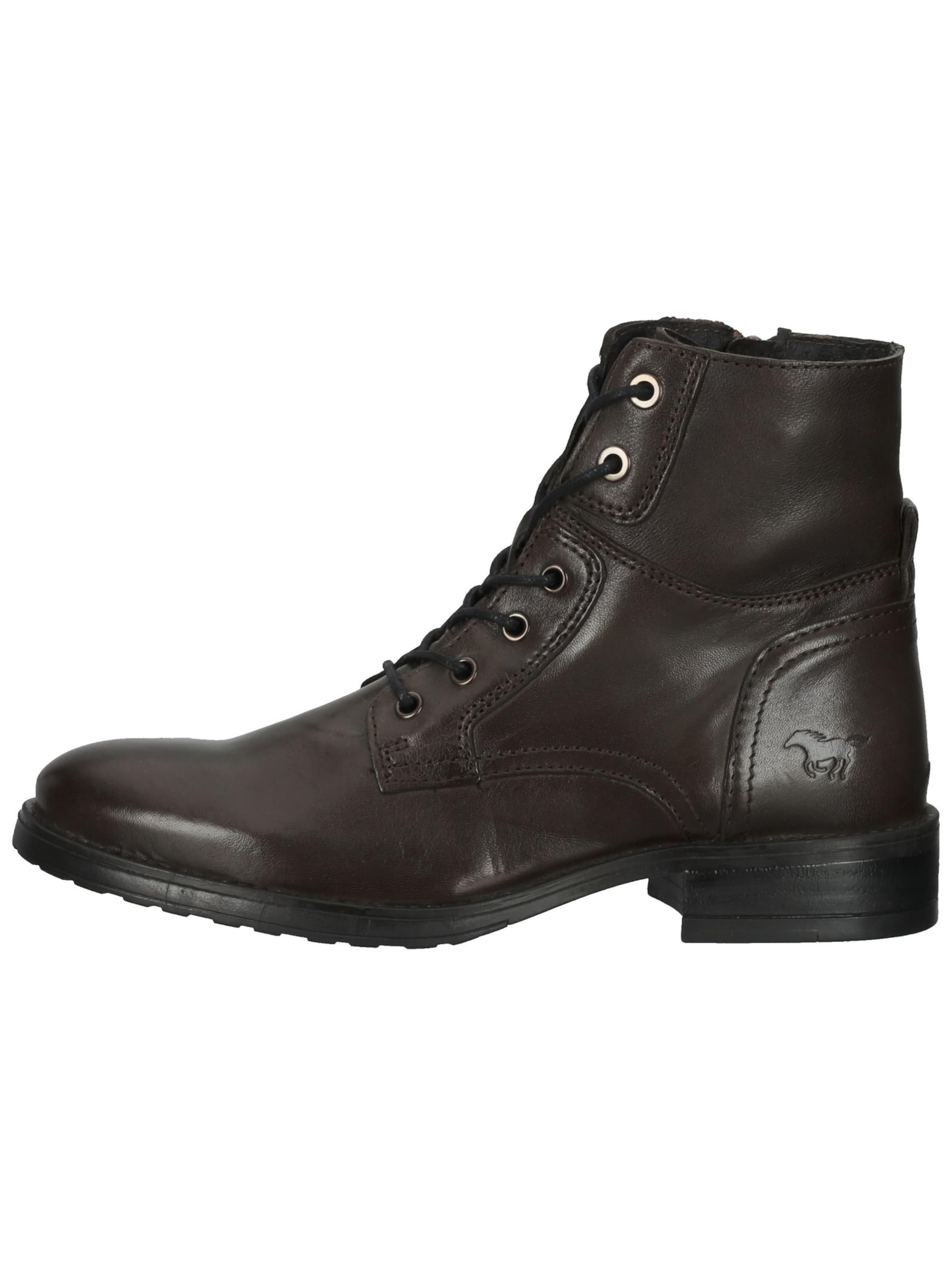 Bottines à lacets MUSTANG en marron
