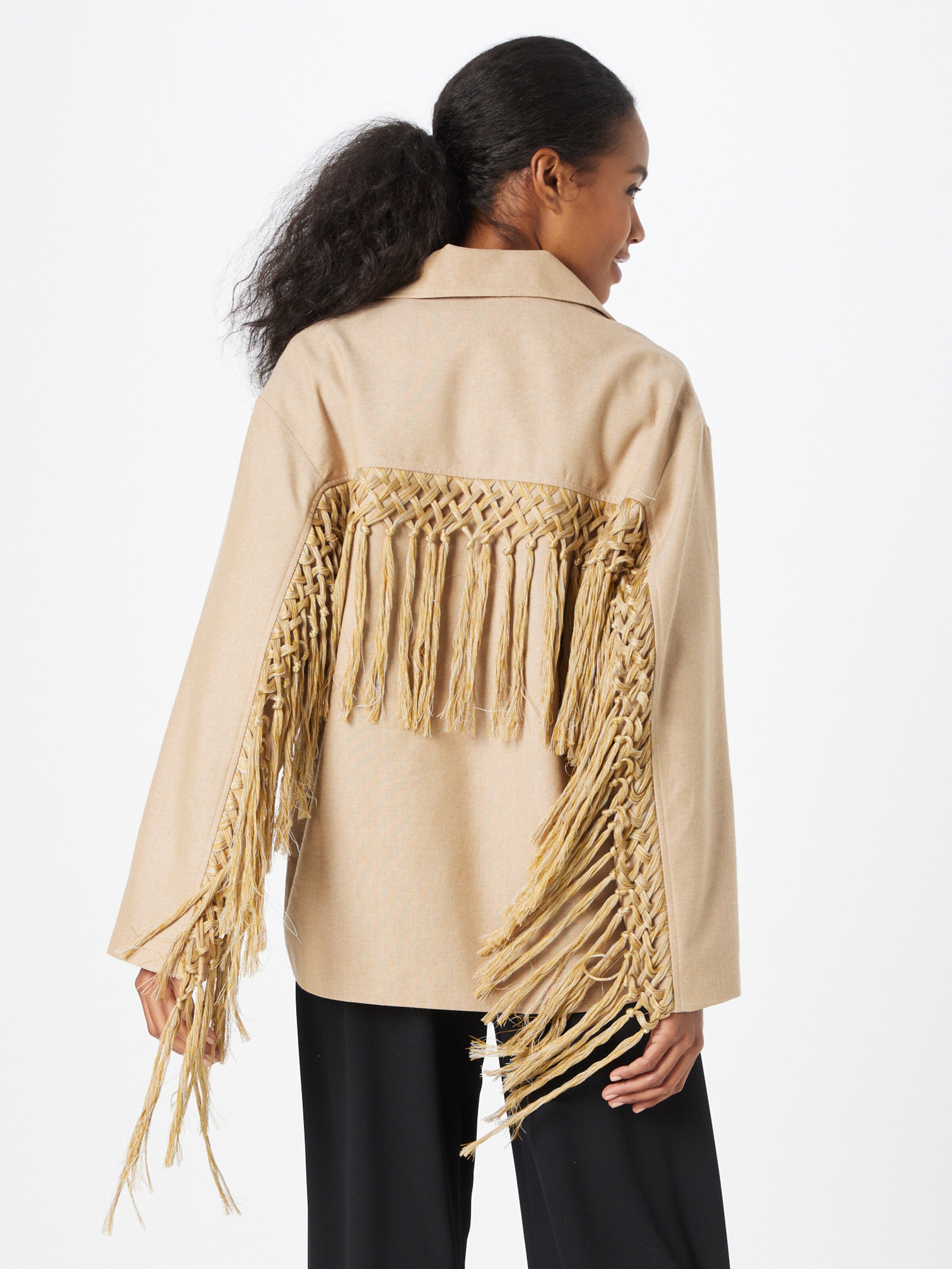Frauen Jacken Gina Tricot Jacke 'Babba' in Dunkelbeige - NL34314 Frauen Jacken Gina Tricot Jacke 'Babba' in Dunkelbeige - NL34314