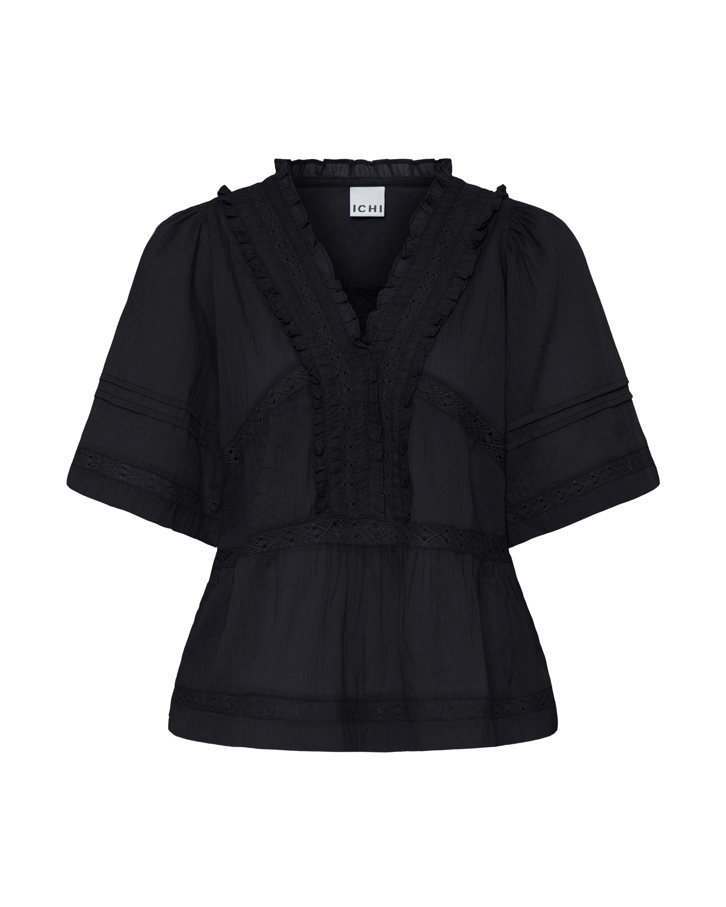 ICHI Shirt in Black: front