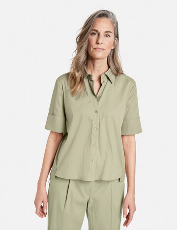 GERRY WEBER Μπλούζα σε πράσινο: μπροστά