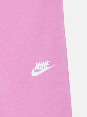 Nike Sportswear Расклешенный Леггинсы 'CLSSC' в Ярко-розовый