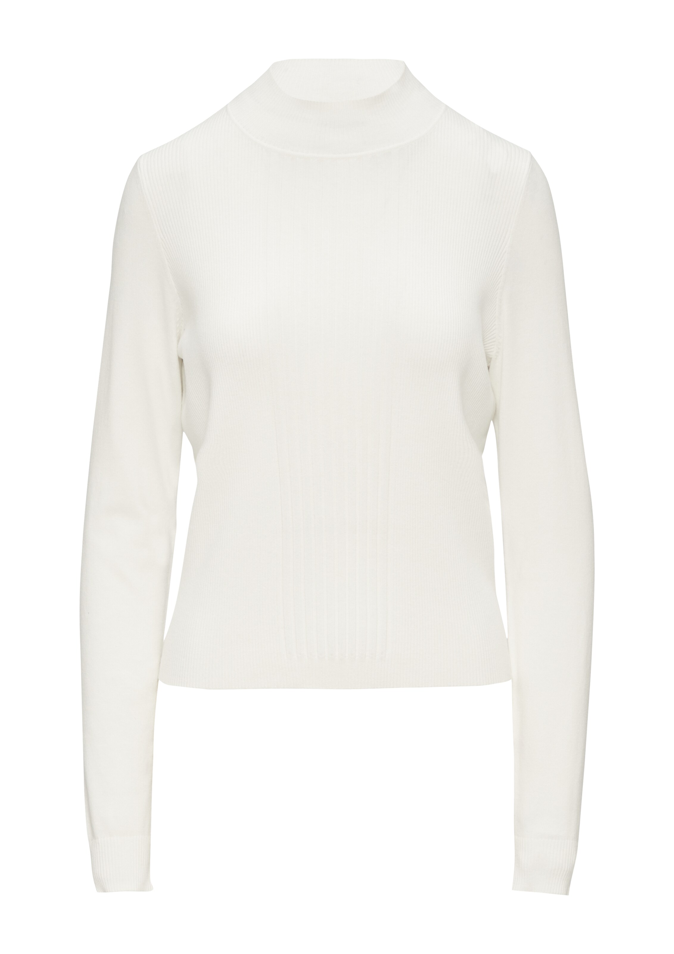 comma casual identity Trui in Wit: voorkant