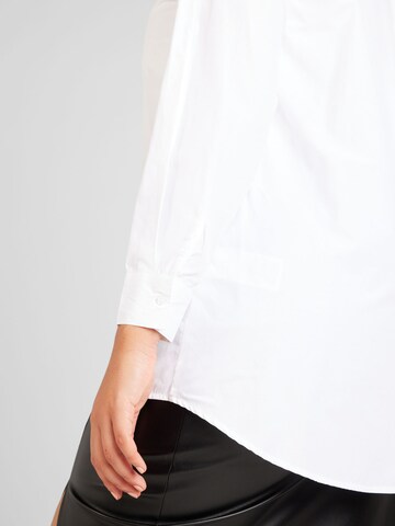 ONLY Carmakoma - Blusa 'HALLI' em branco