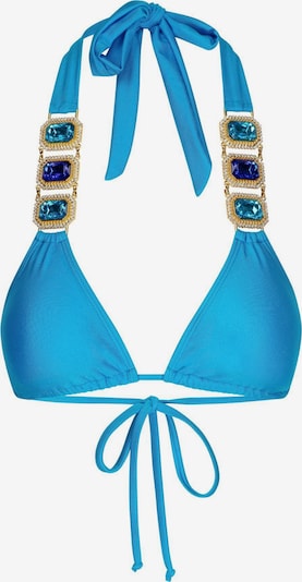 Moda Minx Bikinitopp 'Boujee' i blå / gull, Produktvisning