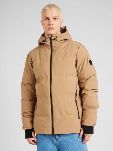 Cars Jeans Winter Jacket 'ROBBY' in Beige: front