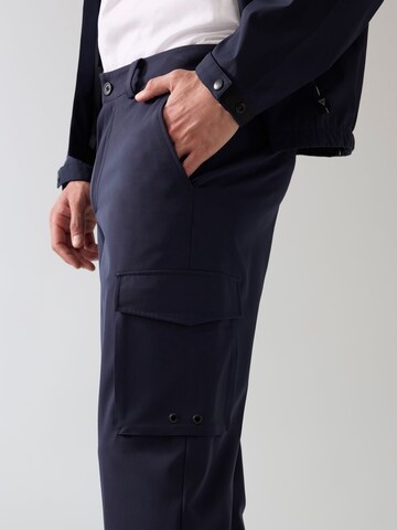 GUESS Regular Cargo Pants 'Guess x North Sails' in Blue