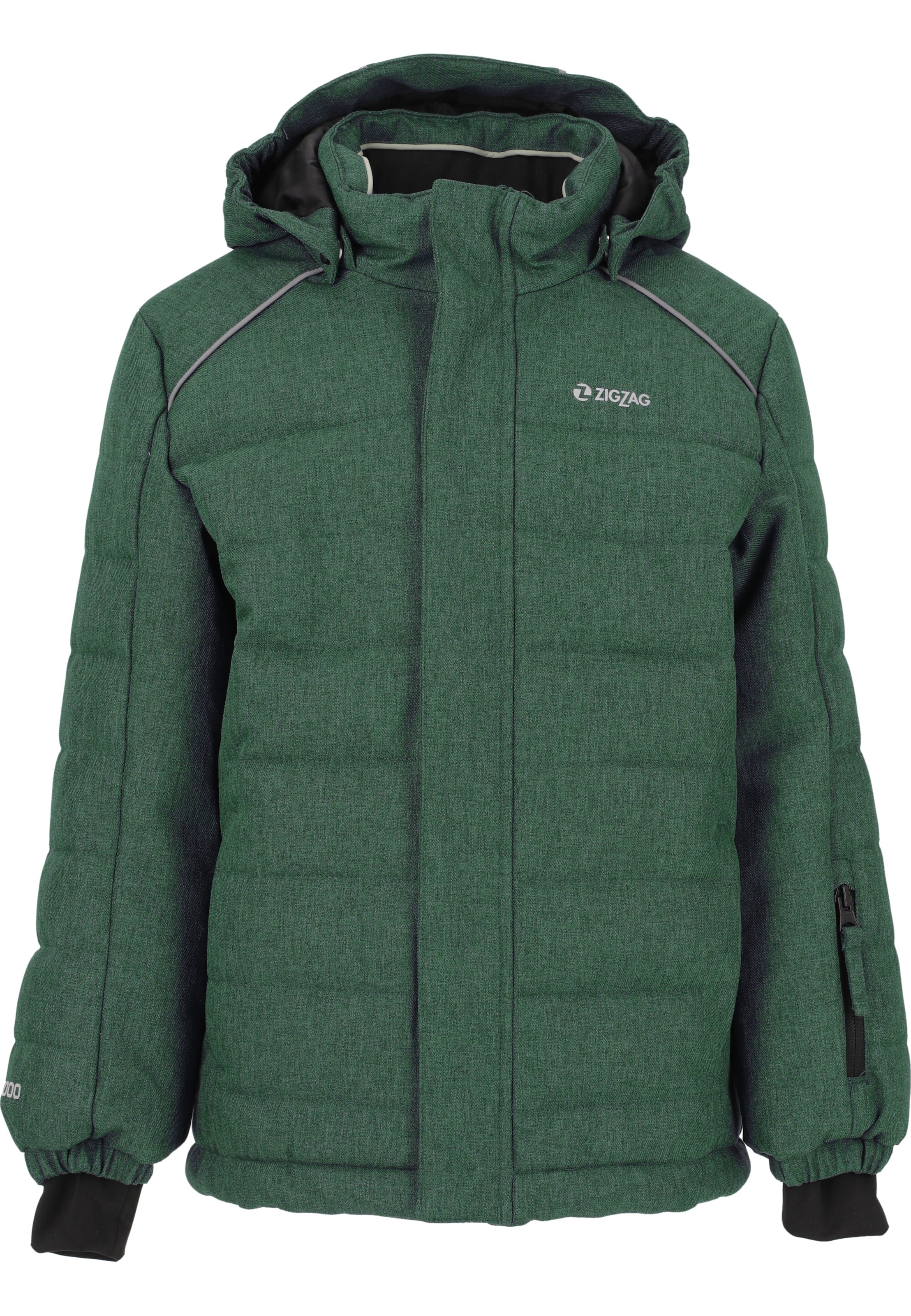 ZigZag Winter jacket 'Nino' in Green: front