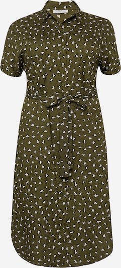 ABOUT YOU Curvy Kleid 'Marianne' in dunkelgrün / schwarz / weiß, Produktansicht