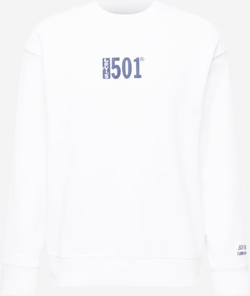 LEVI'S Sweatshirt 'RELAXD GRAPHIC CREW NEUTRALS' in Wit: voorkant