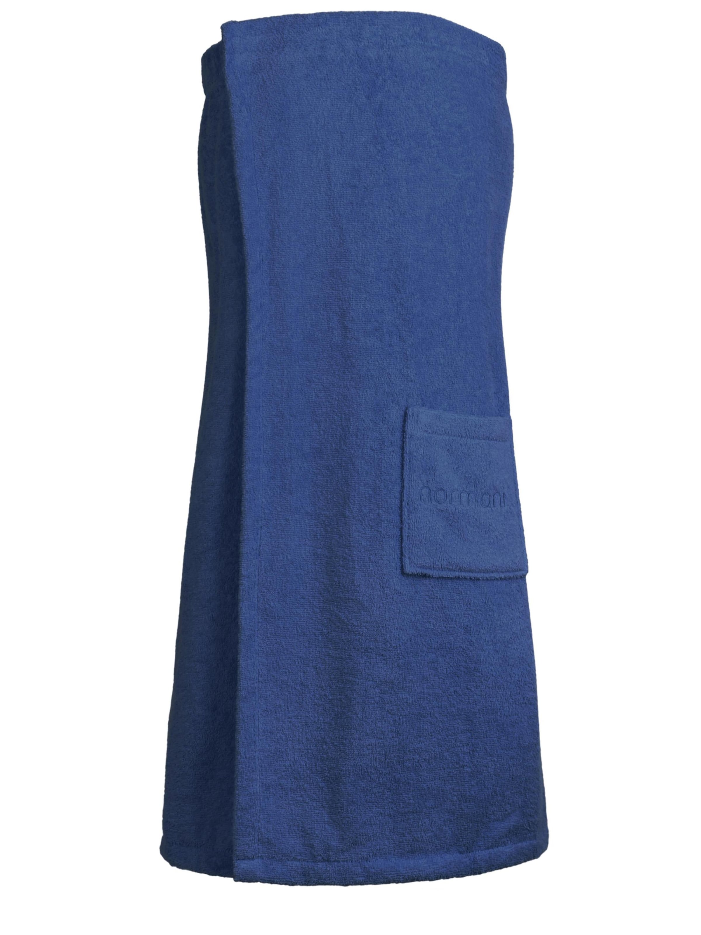 normani Badjas kort 'Mardin' in Blauw: voorkant