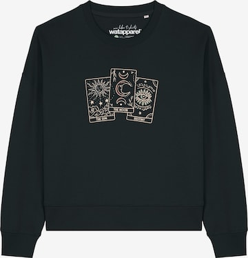 Felpa 'Tarot Set ' di Watapparel in nero: frontale
