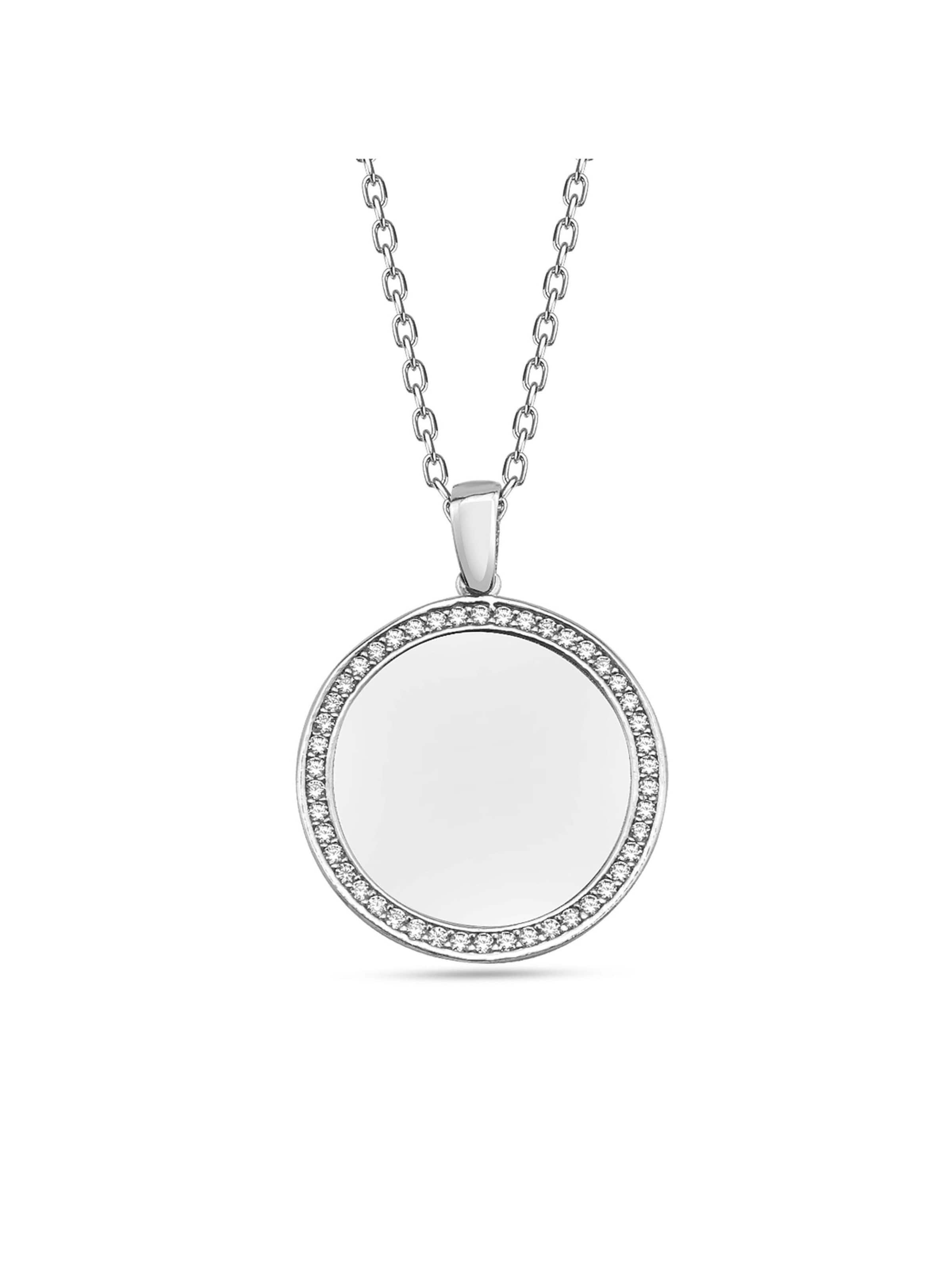 Dkeniz Necklace in Silver: front