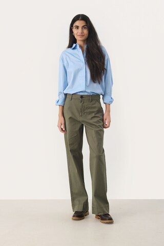 Part Two Wide leg Broek 'Belme' in Groen