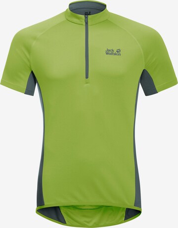 JACK WOLFSKIN Performance Shirt in Green: front