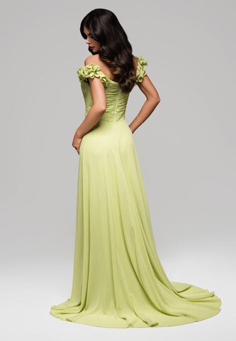 Robe de soirée Ombre en vert