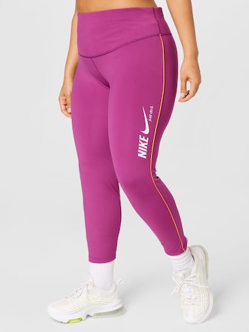 Nike SportswearSkinny Sportske hlače - roza boja: prednji dio