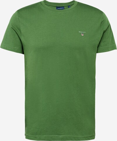GANT T-Shirt in grau / grasgrün / rot, Produktansicht
