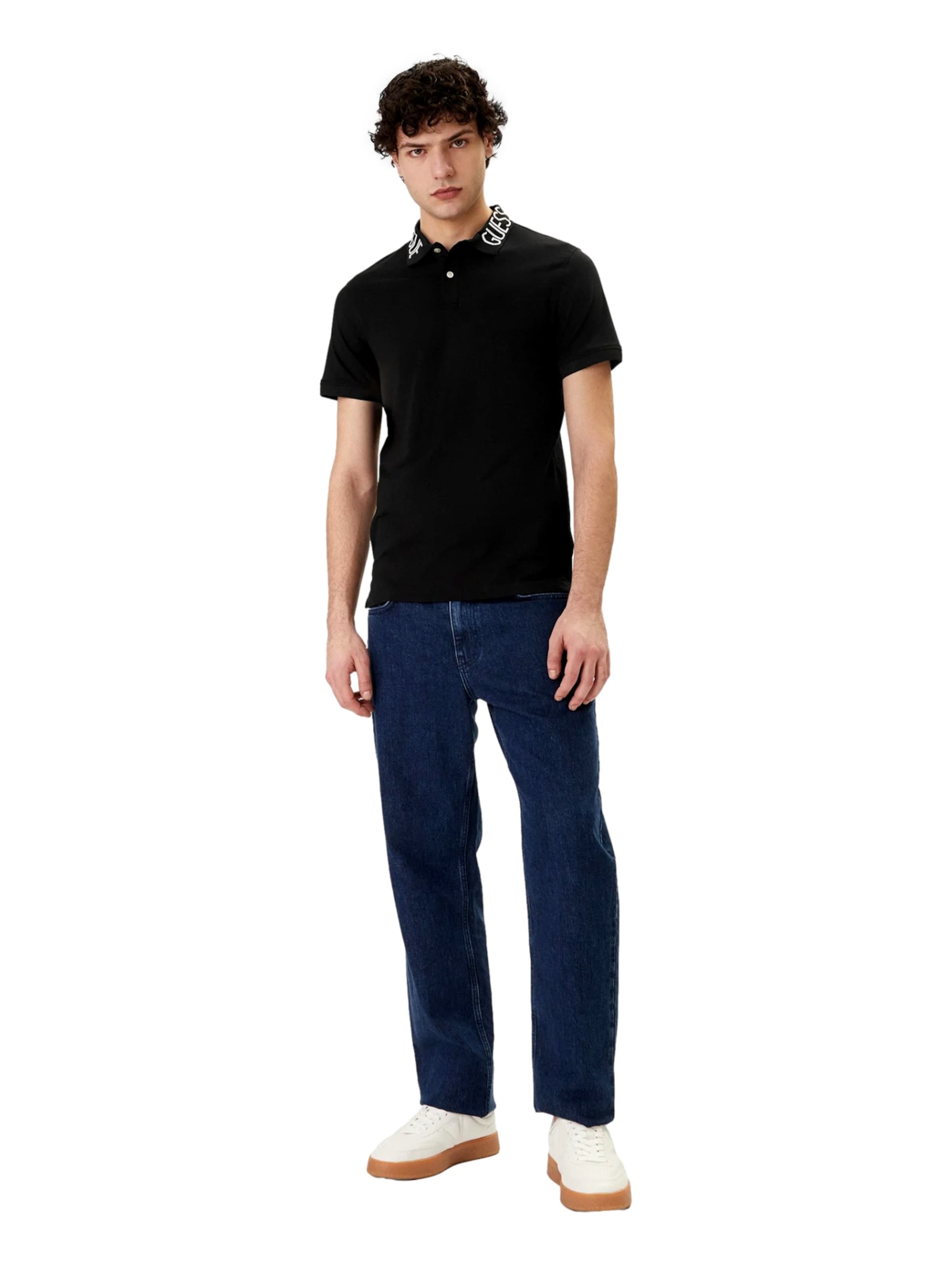 GUESS Bluser & t-shirts 'Nolan' i sort