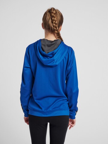 Hummel Athletic Zip-Up Hoodie in Blue