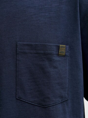 Jack & Jones Plus - Camiseta en azul