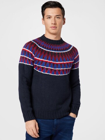 UNITED COLORS OF BENETTON Pullover in Blau: predná strana