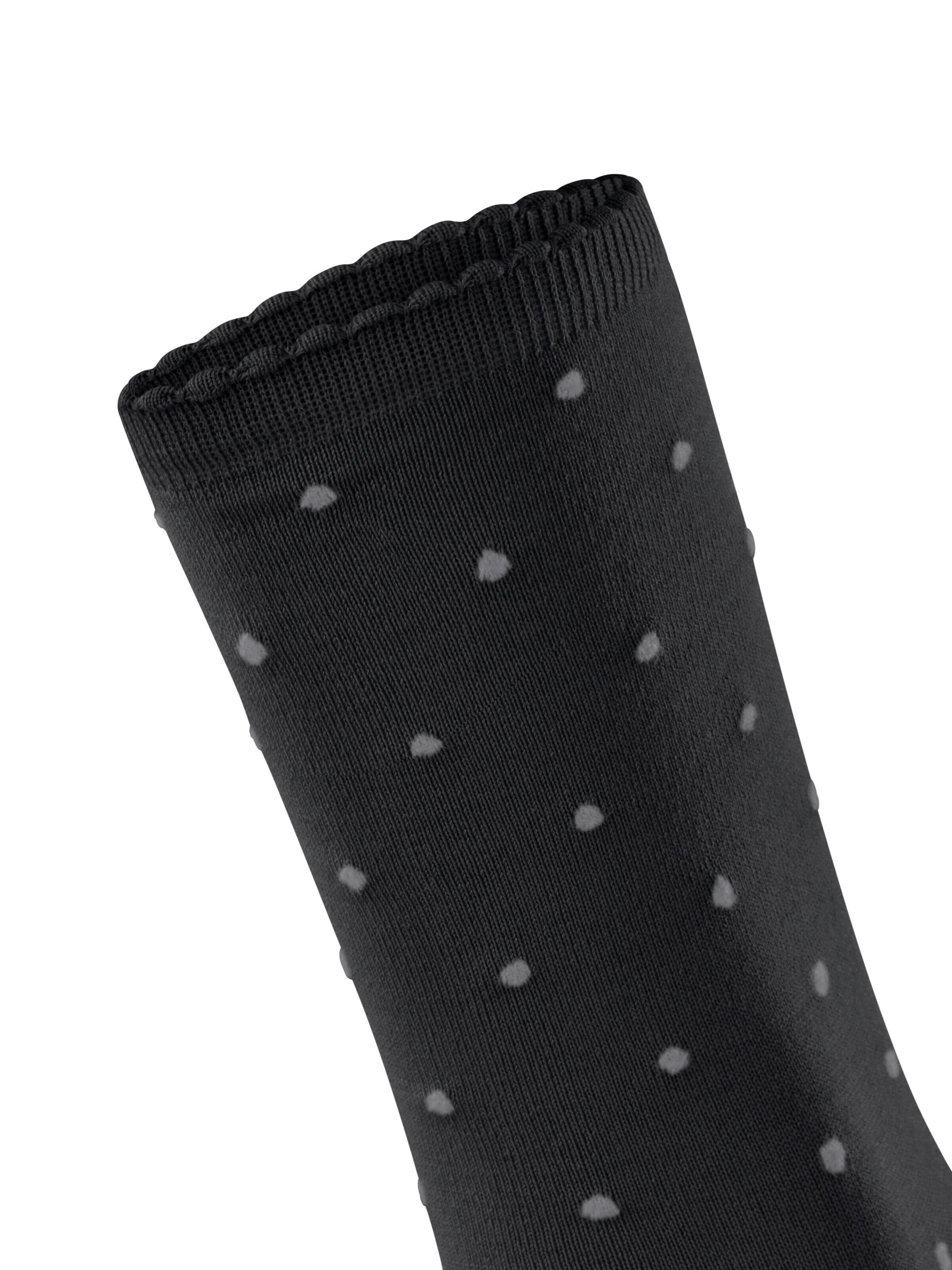 FALKE Socks 'Spike Dot' in Black