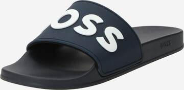 BOSS Beach & Pool Shoes 'Kirk' in Blue: front