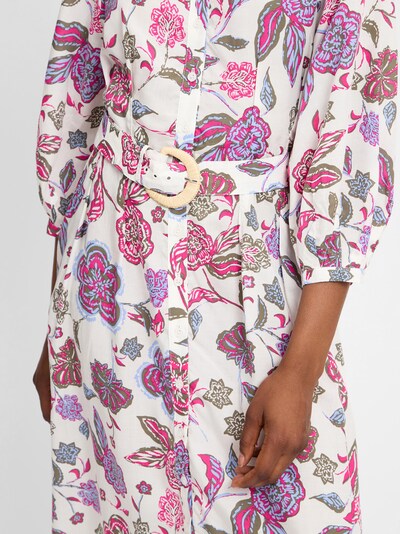 Ambiance Blusenkleid in mischfarben / weiß, Produktansicht