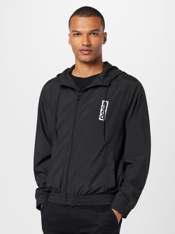 HUGO Red Between-season jacket 'Benjoe' in Black: front