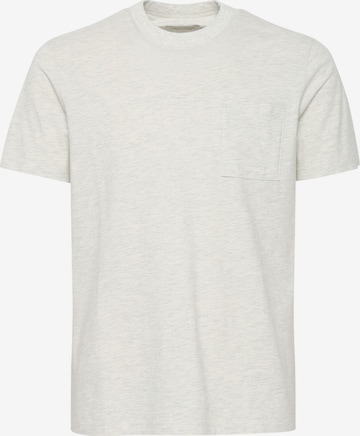 Casual Friday T-Shirt ' CFJASPER mélange tee with chest pocket ' in Beige: Vorderseite
