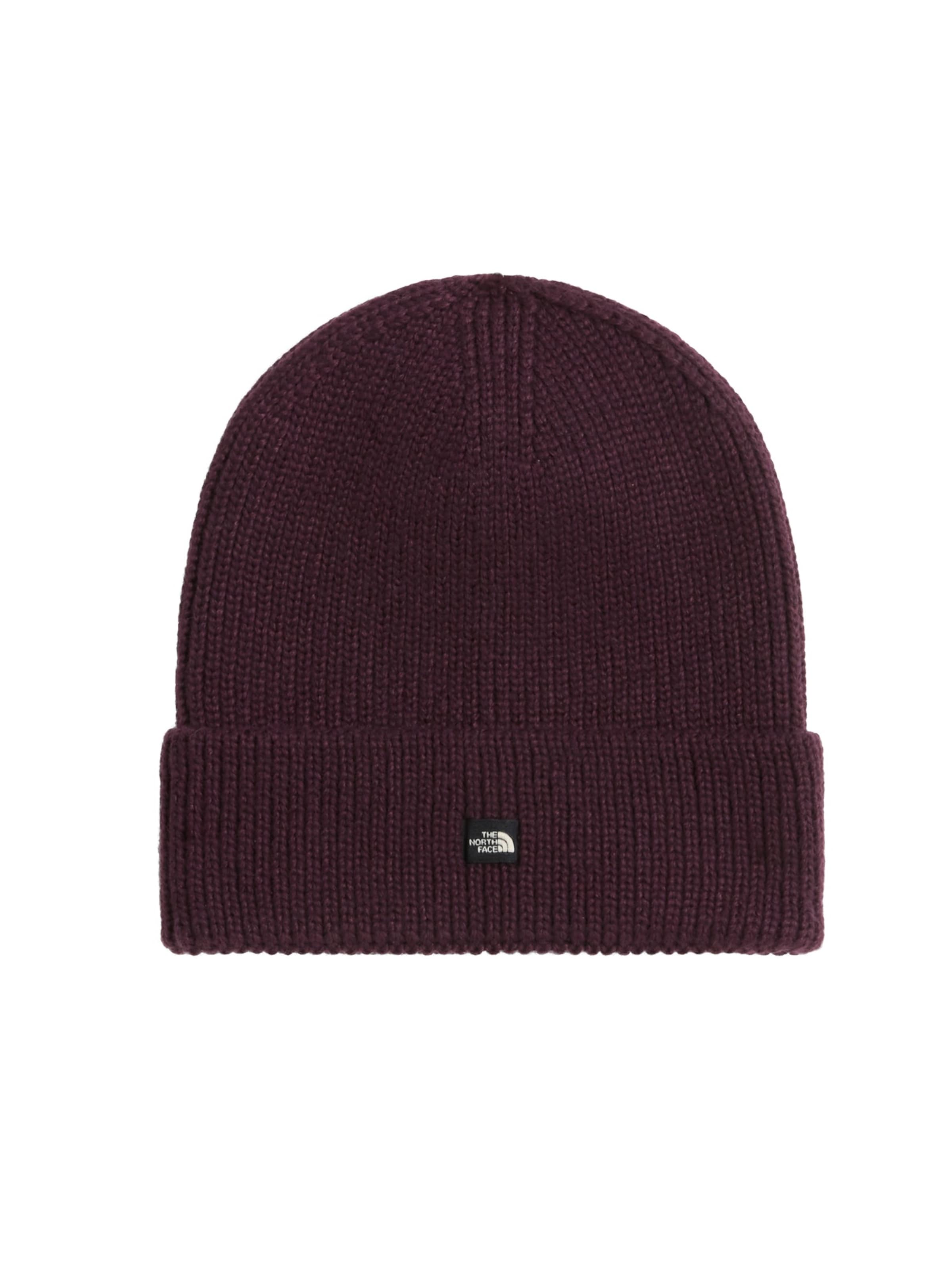 THE NORTH FACE Σκούφος 'TNF MINI LOGO BOX BEANIE' σε λιλά: μπροστά