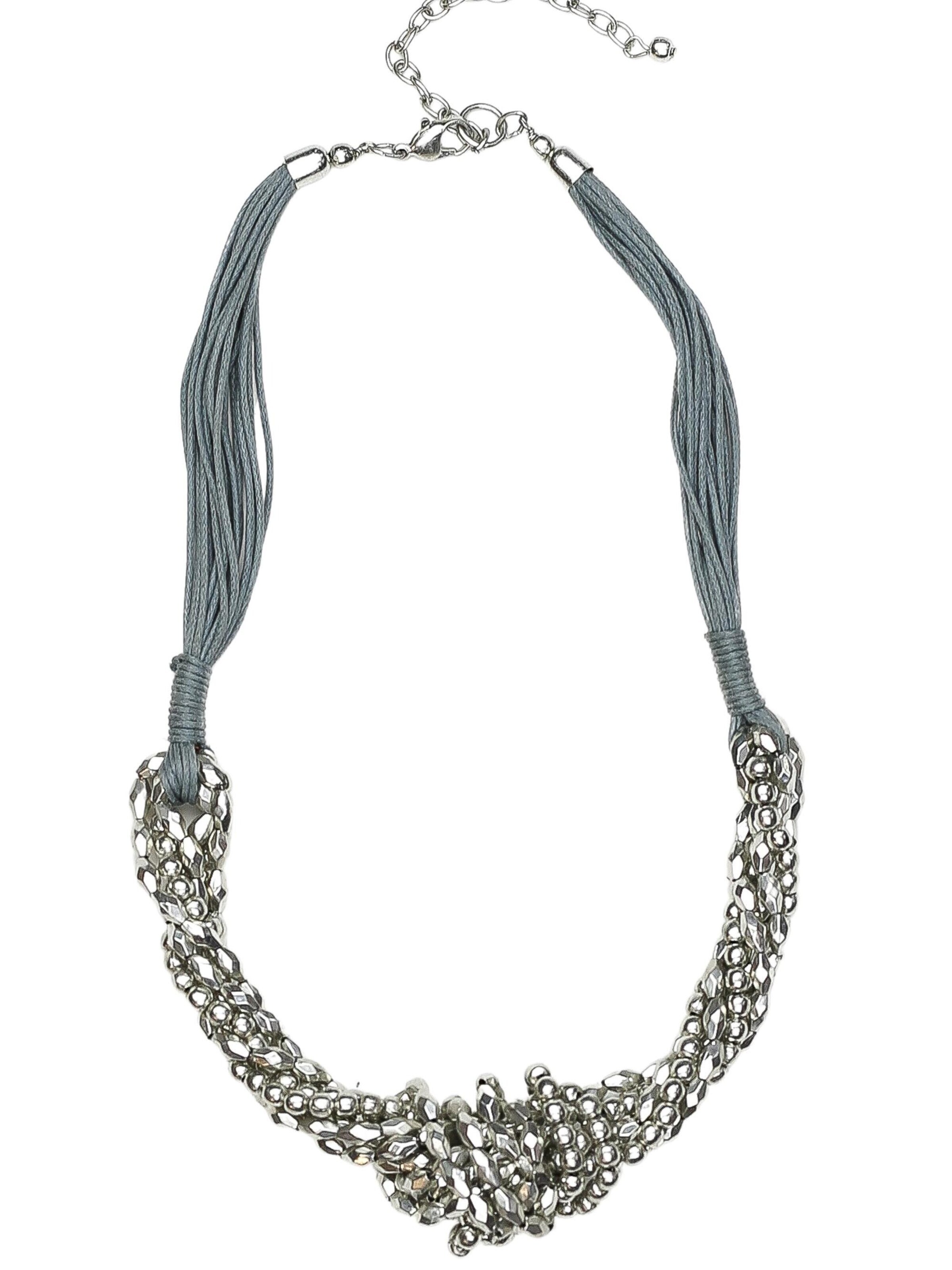 COLLEZIONE ALESSANDRO Necklace 'Hera' in Silver: front