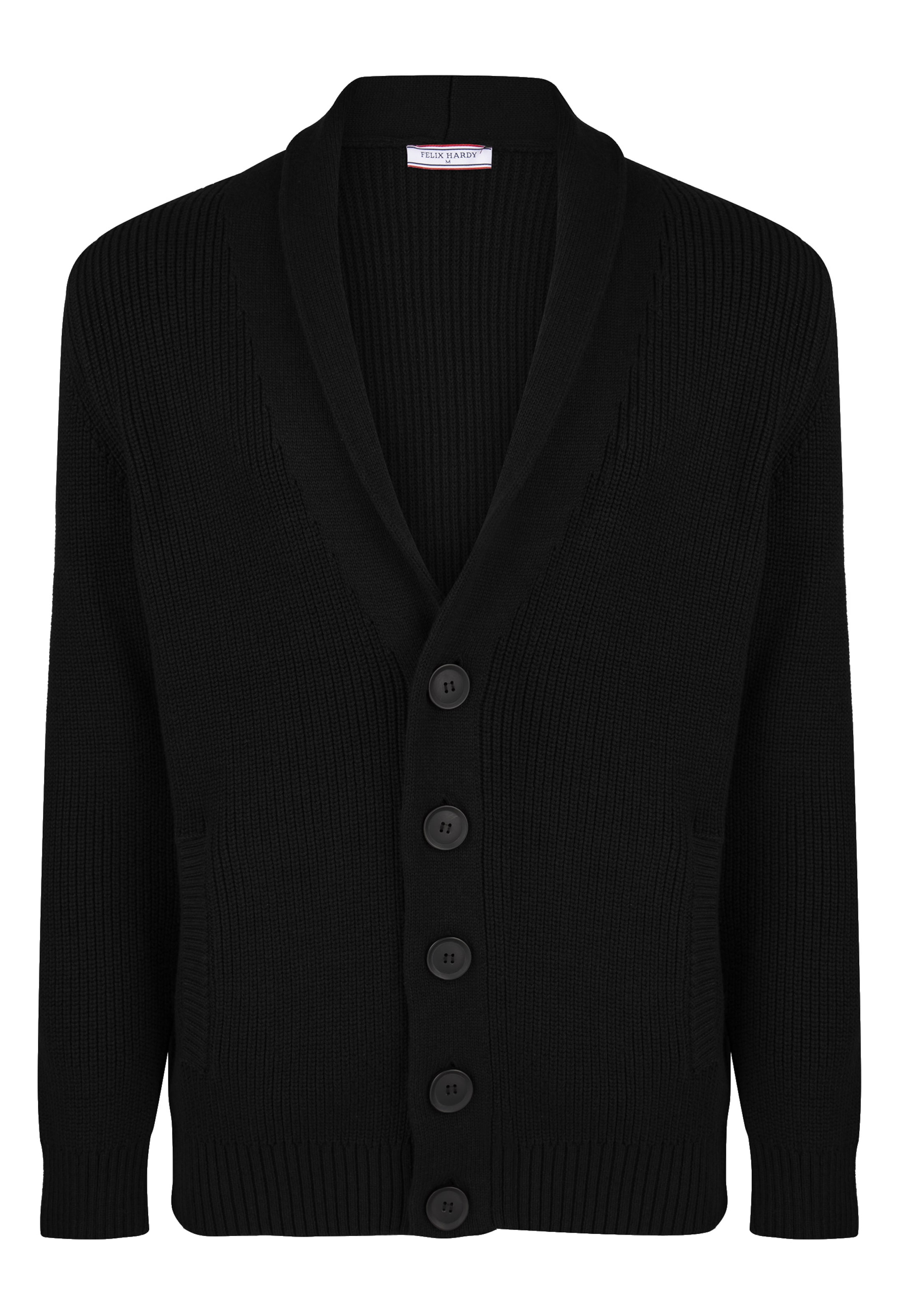 Felix Hardy Вязаная кофта в Черный: спереди