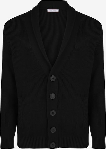 Vestes en maille Felix Hardy en noir : devant