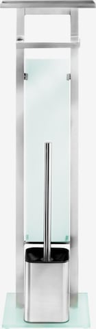 Wenko Toilet Accessories 'Debar' in Silver: front