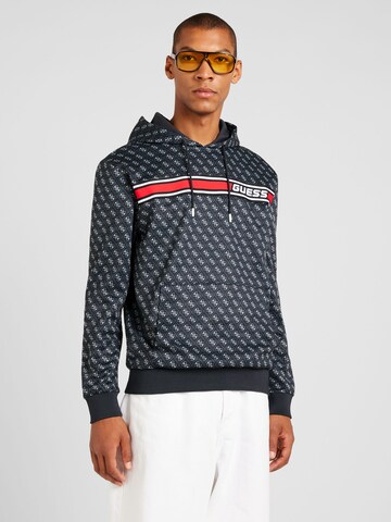 GUESS Sweatshirt 'NEW KORBIN' in Black: front