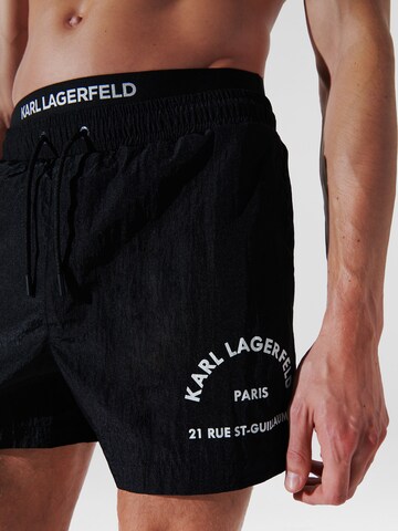 Shorts de bain Karl Lagerfeld en noir