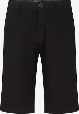 TOM TAILOR Regular Chino trousers in Black: front