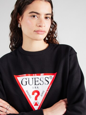GUESS Sweatshirt in Schwarz
