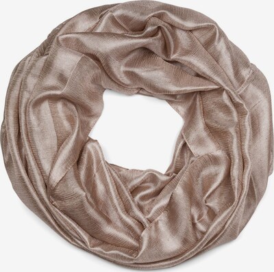 styleBREAKER Schlauchschal 'Seidiger Einfarbiger Loop Glitzer' in One Size in khaki, Produktansicht
