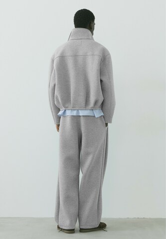 Pull&Bear Zvonové kalhoty Kalhoty – šedá