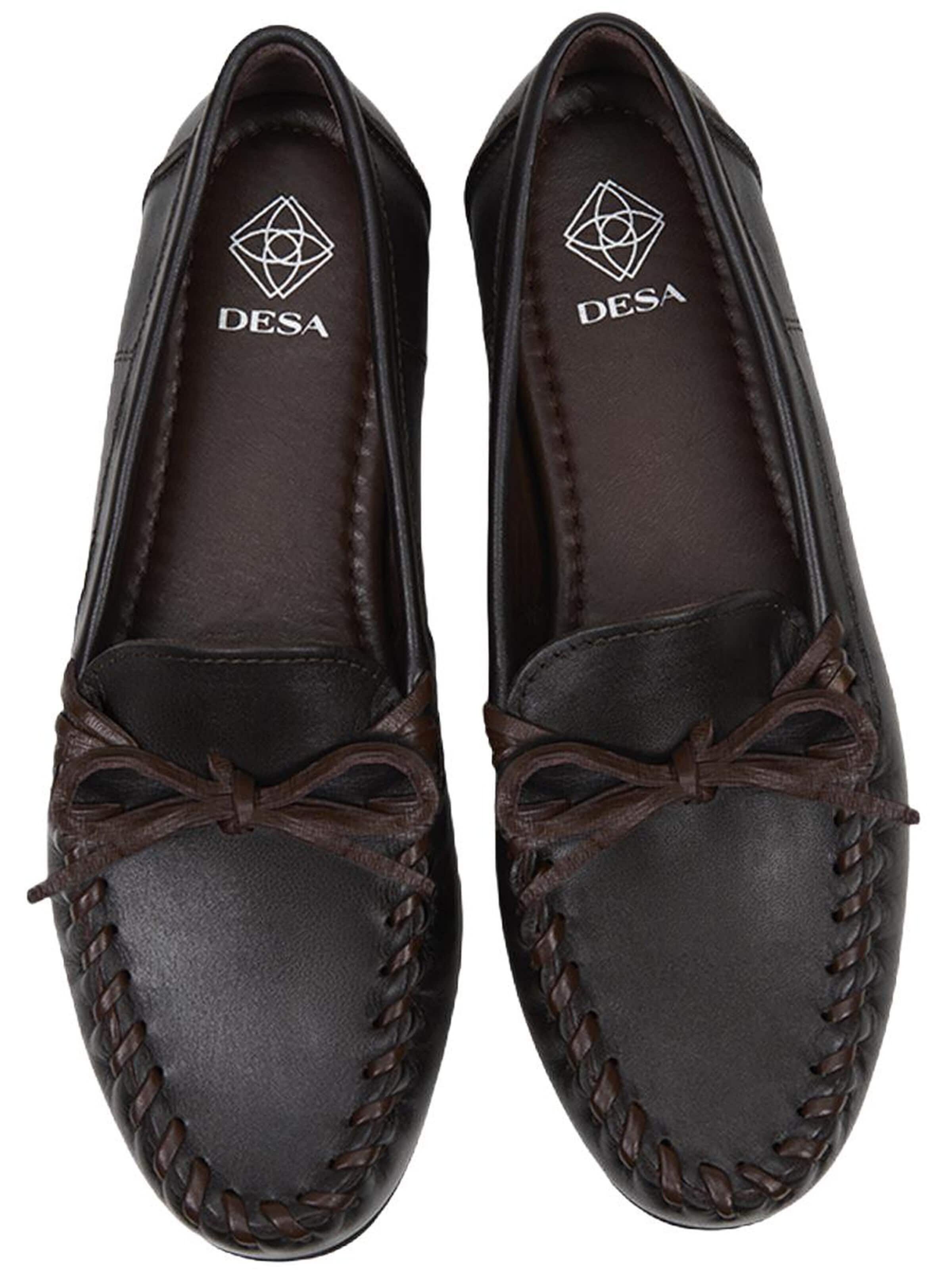 Desa - Mocasines 'Beleg' en marrón